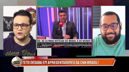 TETO do estúdio da CNN Brasil DESABA, assusta apresentadores e CHOCA telespectadores!
