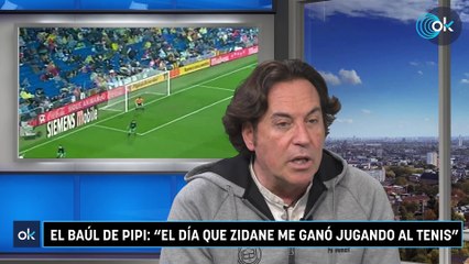 El baúl de Pipi: “El día que Zidane me ganó jugando al tenis”