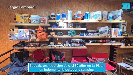 Baobab, una tradición de casi 30 años en La Plata en indumentaria outdoor y camping