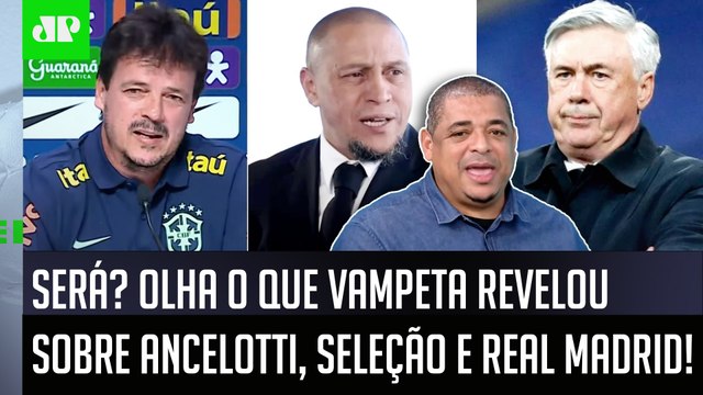 É INFORMAÇÃO! O Roberto Carlos FALOU que o Ancelotti... OLHA o que Vampeta EXPÔS sobre a Seleção!