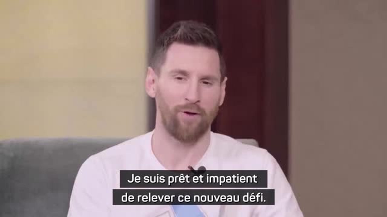 Inter Miami - Messi : “Prêt et impatient de relever ce nouveau défi”