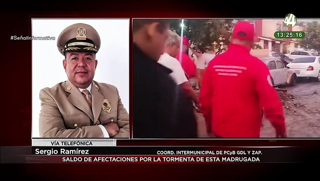 El comandante Sergio Ramírez comparte saldo y actualizaciones de afectaciones por las lluvias en AMG