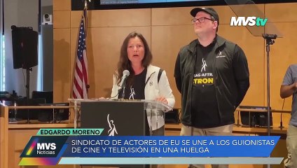 Sindicato de actores de EU se une a los guionistas de cine y televisión en una huelga