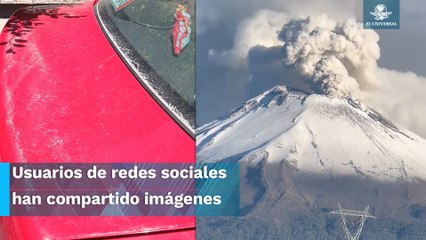 Cae ceniza volcánica en Coyoacán, Tlalpan y Xochimilco