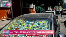 Cae ceniza del Popocatépetl en alcaldías de la CDMX