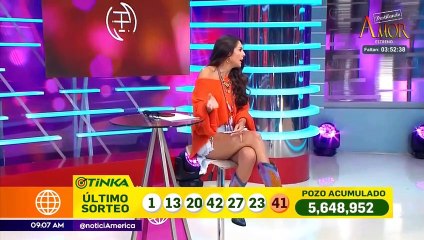 Rebeca Escribens en america espectaculos 13 de julio 2023