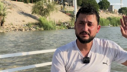 نهر دجلة.. المتنفس الوحيد لسكان بغداد خلال الصيف يصارع الجفاف