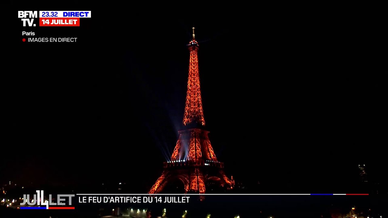 Feu d'artifice raté à Paris - Même BFM TV attend le final pendant plusieurs minutes pensant qu'il s'agit d'une pause... avant de comprendre que le spectacle est terminé !