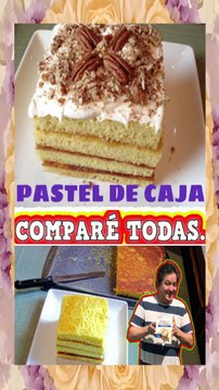 PASTELES PERFECTOS y ESPONJOSOS CON HARINA PREPARADA (CAJA) #reposteria #foodie #shorts