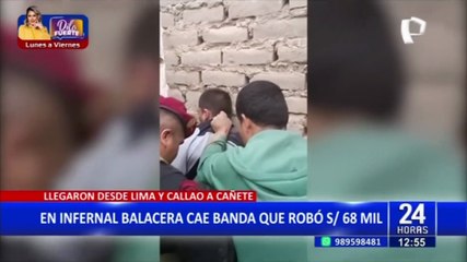 下载视频: Cañete: capturan a peligrosa banda de delincuentes que robó S/68 mil a pareja