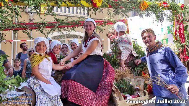 TRETS ST ELOI 2023 - 14Juill2023 cavalcade et apéro