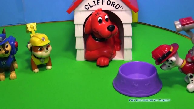 PAW PATROL Nickelodeon Paw Patrol Uses Play Doh to Help Clifford a Paw Patrol Parody