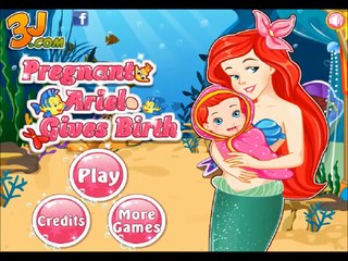 Pregnant Ariel Gives Birth Game Episode Part 2-Princess Ariel and Her Newborn