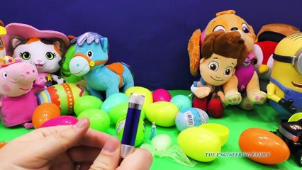 SURPRISE EGGS Paw Patrol and Sheriff Callie Giant Surprise Eggs Video