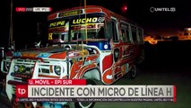 Denuncian otro incidente con un micro de la línea H en Cochabamba
