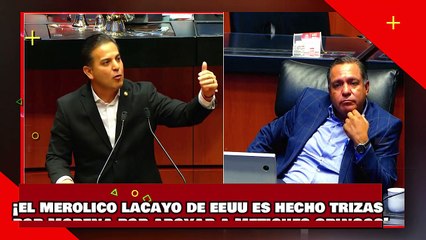 ¡VEAN! ¡el merolico Zepeda lacayo de eua es hecho trizas por morena por apoyar a metiches gringos!