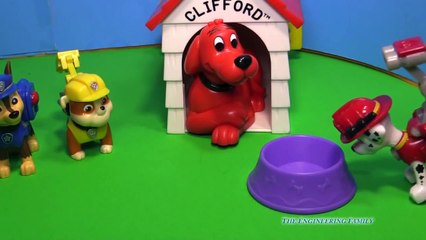 PAW PATROL Nickelodeon Paw Patrol Uses Play Doh to Help Clifford a Paw Patrol Parody
