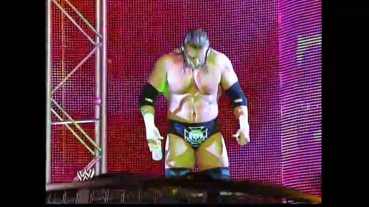 WWE No Way Out 2008: Elimination Chamber Match: HBK vs. HHH vs. JBL vs. JH vs. Umaga vs. Y2J (Match Entrances and First Moves) Las Vegas