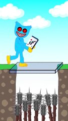 Who will help Banbaleena_ Huggy Wuggy, Banban, Kissy Missy _ Funny Animation  #shorts