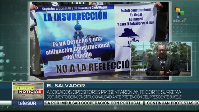 En El Salvador abogados opositores se presentaron ante la Corte Suprema