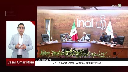 ¿Qué pasa con la transparencia?: César Omar Mora