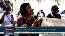 Movilizaciones en Guatemala contra las instancias judiciales