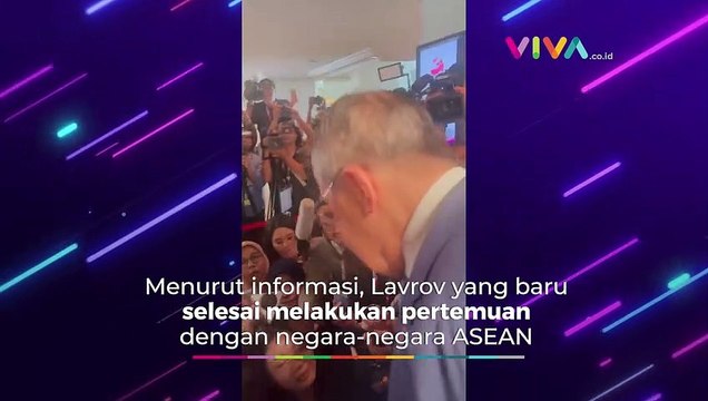Diserbu Wartawan RI, Menlu Rusia Malah Ajak Foto Bersama