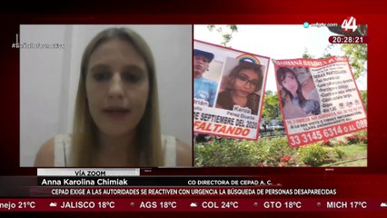 Anna Karolina Chimiak nos habla sobre la recomendación emitida por el Consejo Ciudadano de Búsqueda