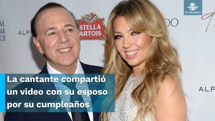 “Parece tu papá”: Diferencia de edad entre Tommy Mottola y Thalía desata polémica