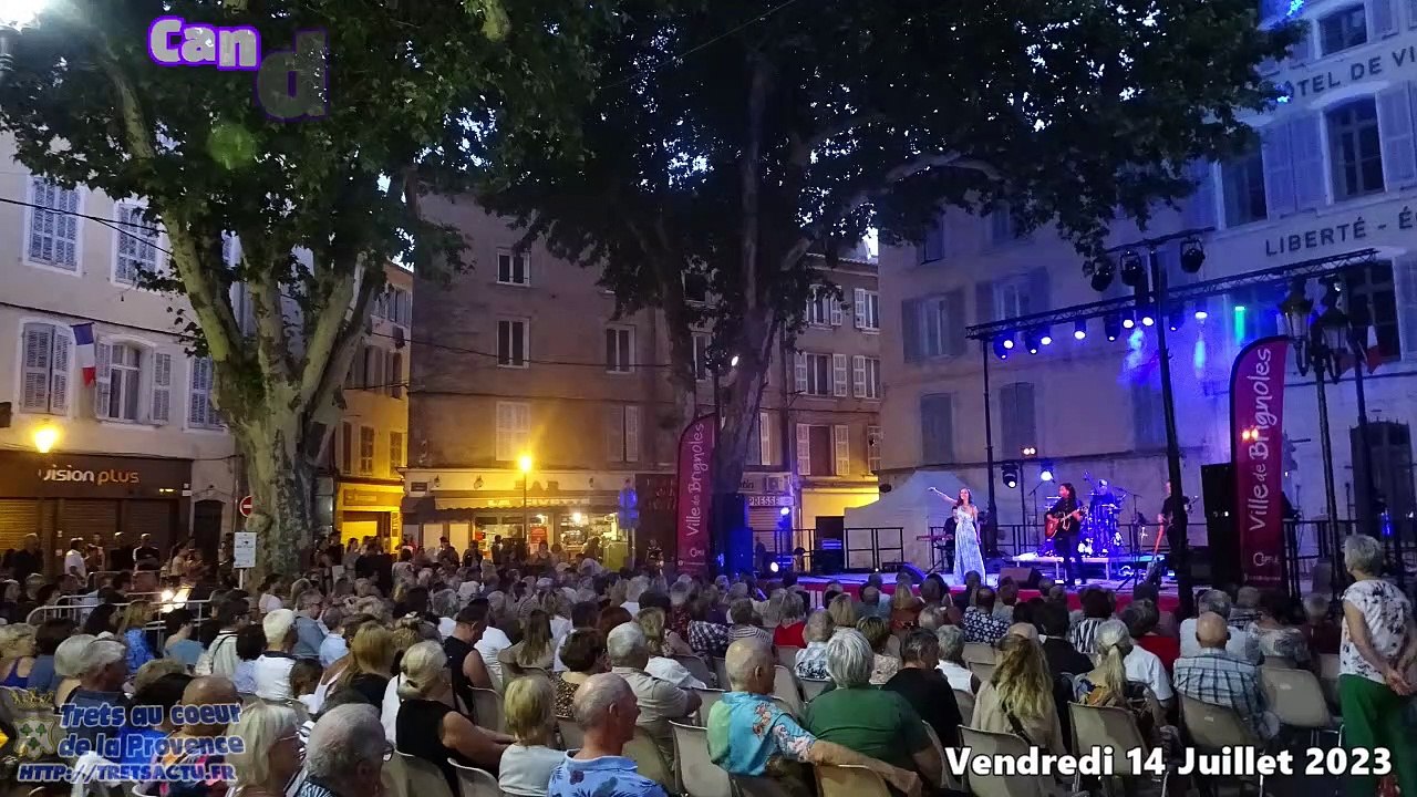 Candice Parise en concert à BRIGNOLES 14JUILLET 2023