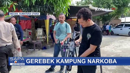 Aksi Penggerebekan Kampung Narkoba di Medan, 15 Warga Ditangkap!