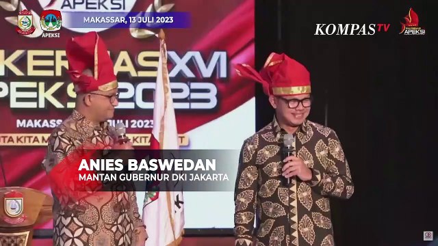 [FULL] Tiga Bacapres Nilai Satu Sama Lain dalam Satu Kata di Rakernas Apeksi