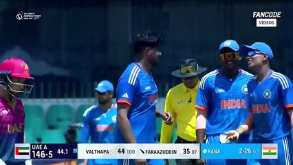 IND-A V UAE-A ACC Emerging Cup Highlights
