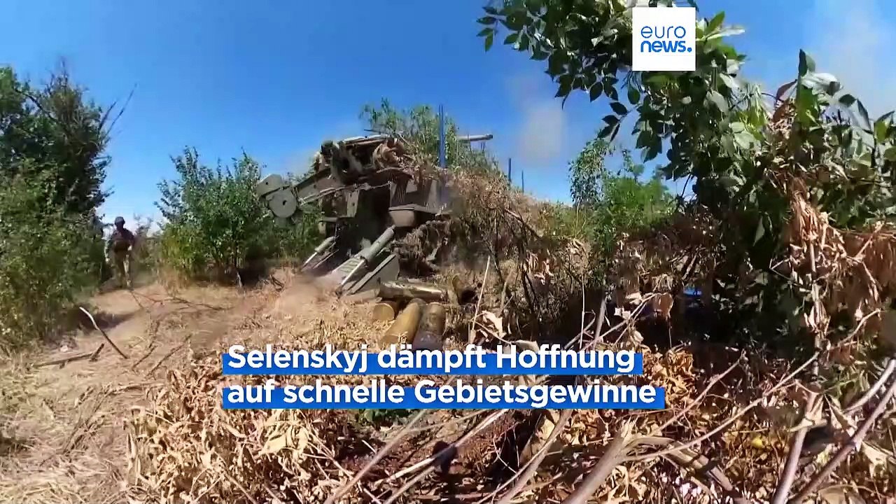 Selenskyj dämpft Hoffnung auf schnelle Gebietsgewinne