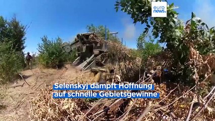 Selenskyj dämpft Hoffnung auf schnelle Gebietsgewinne