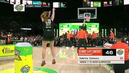 Sabrina Ionescu dans l'histoire du concours à 3-points !