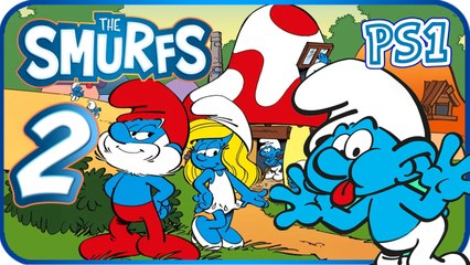 The Smurfs Walkthrough Part 1 (PS1) 100% - It's a Piece of Cake (Tutorial)