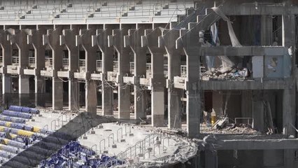 Barça - Le Camp Nou en pleine démolition