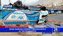 Pasamayito: vecinos piden se realicen mejoras en la señalización para evitar accidentes