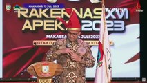 [FULL] Pidato Adu Gagasan Ganjar, Anies, dan Prabowo di Rakernas Apeksi 2023