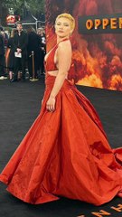 Florence Pugh at the premiere of Oppenheimer