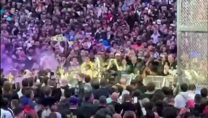 Edge vs Finn Balor Hell in a Cell Wrestlemania 39 live crowd reaction!!