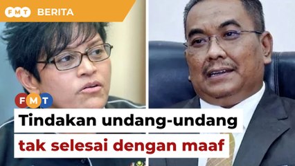 Download Video: Mohon maaf tak selesai tindakan undang-undang, Azalina beritahu Sanusi