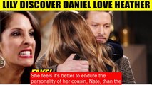 CBS Y&R Spoilers Lily finds out Daniel is still in love with Heather - ready to