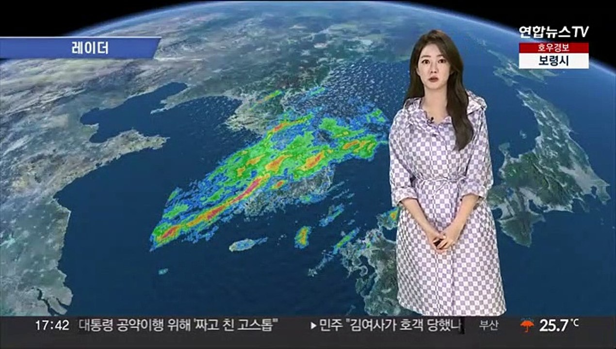 [날씨] 충청이남 곳곳 호우경보…내일까지 200mm 폭우