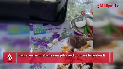 Lokantada insanın içini ısıtan manzaralar