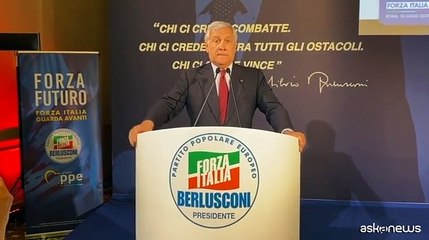 Download Video: Forza Italia, Tajani legge la lettera dei figli di Berlusconi