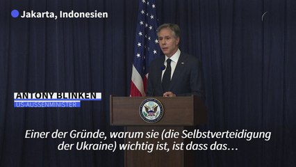 Blinken: Putin muss verstehen, dass er nicht gewinnen kann