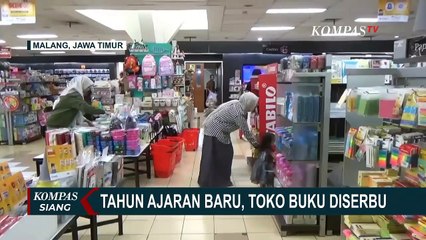 Download Video: Diserbu Jelang Tahun Ajaran Baru, Penjualan Gramedia di Malang Naik hingga 3 Kali Lipat!