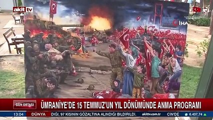 Ümraniye'de 15 Temmuz'un yıl dönümünde anma programı